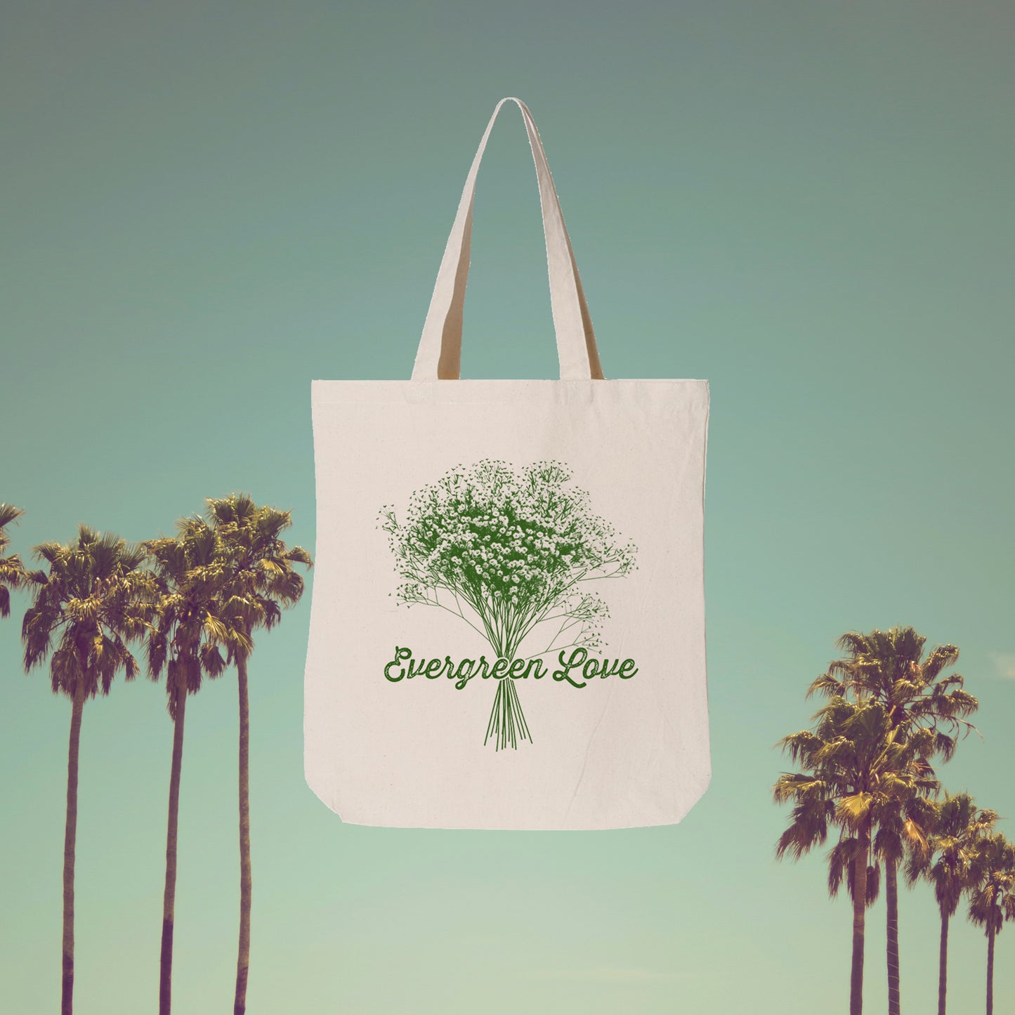 Evergreen Love Tote Bag